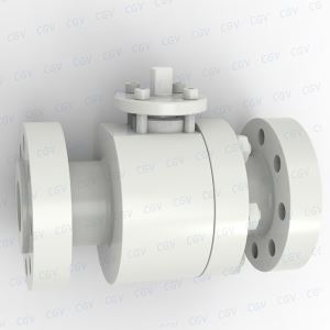 Fire Proof 2 Pieces Side Entry Forged Flange Reduced Steel Floating Ball Valve
