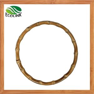 Semi Circle Bamboo Root Purse Bag Handles Ring