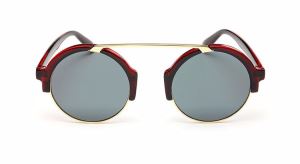 2016 Vintage Steampunk Fashion Sunglasses Round DesignerSingle Girder Alloy Women Coating Retro Eyewear Sun Glasses Cool Design