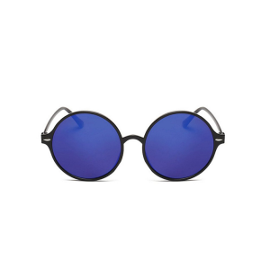 Retro Female Sunglasses Round Sun Glasses for Women Oculos De Sol Coating Mirror Eyewear Vintage Fashion Summer Woman Sunglasses