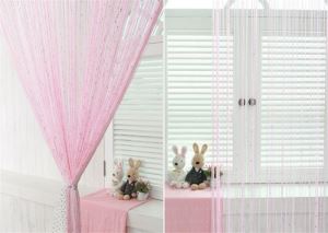 Pink Sequin String Curtain