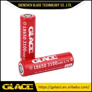 Glace New Arrival 3100mAh 18650 High Drain 40A Battery for Vape