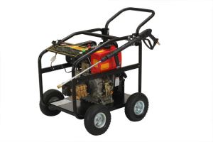 4 Wheels Industrial Handcart Powerful Diesel CE Approved Cold Water High Pressure Washer