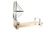 Classic New Household Pilates Wood Reformer with Half Trapeze Studio Comfortable Fitness Machine with Tower