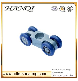 Round Smooth Running Of Garage Door Rubber Roller Bearings Imported Nylon Bag