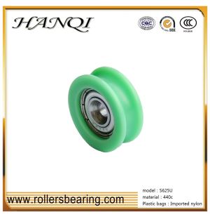 Imported Green Nylon Coated U Groove Pulley Bearings