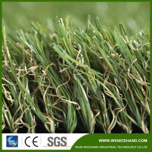 W-Shape Landscaping Sythetic Grass for Playground with CE & SGS