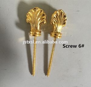 Coffin Accessories Screw Model 6 # with Plastic and Metal Material for Coffin Coffin Hardware on Coffin