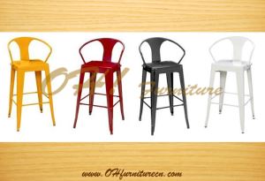 White or Black Tolix Cafe Bar Chair Metal Chair