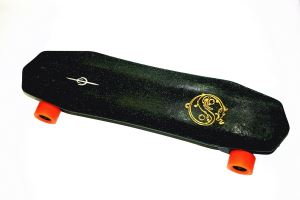 Four Wheels Skateboard With Double-control Driver