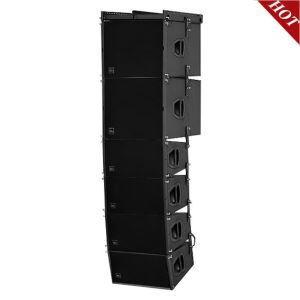 LA Dual 10 Inch 2-way 1200W powered DSP Controlled active  Line Array for theater
