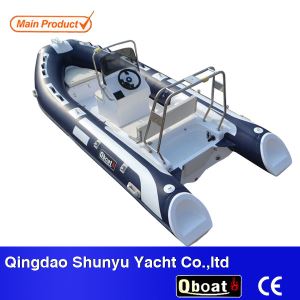 Inflatable rib boat with 1.2mm hypalon material for sale 