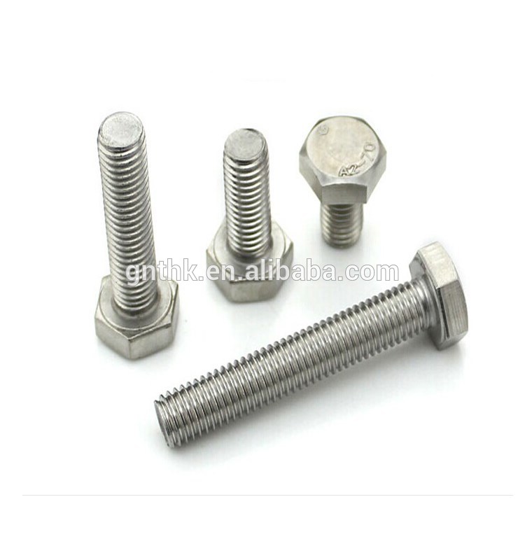 Hexagon head screws threaded up to the end DIN933 bolt and nut