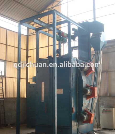 hook type shot blasting machine/shot blast cleaning machine in qingdao manufacturer