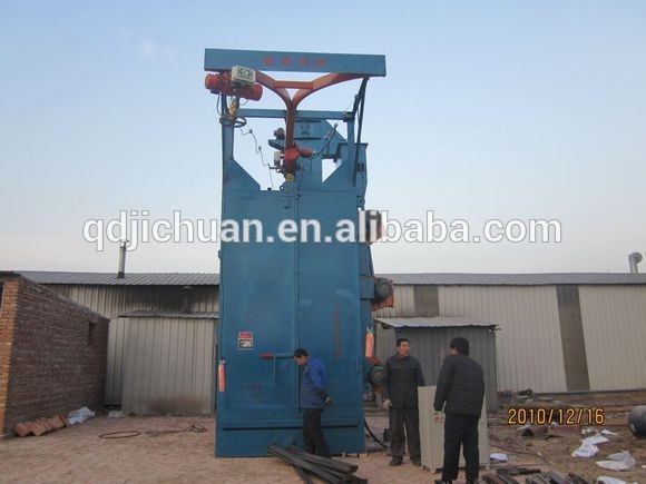 shot blast hanging machine price in qingdao supplier