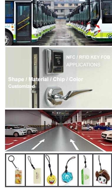 NFC I-CODE Epoxy Keyfob Performance