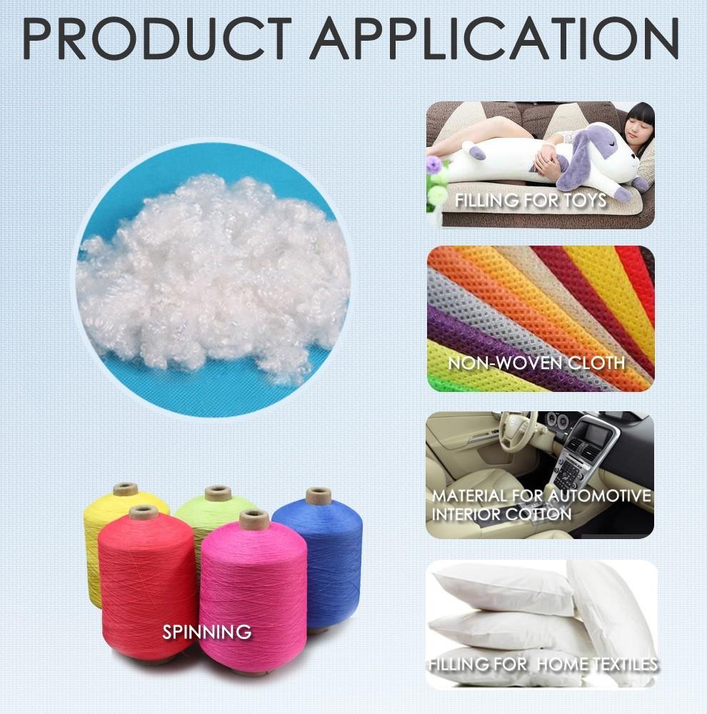 PET bottles hollow conjugated siliconized polyester fiber manufacture price Discount Free Inspection for foam/wadding