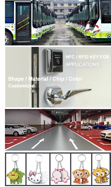 NFC I-CODE PVC Keyfob Performance