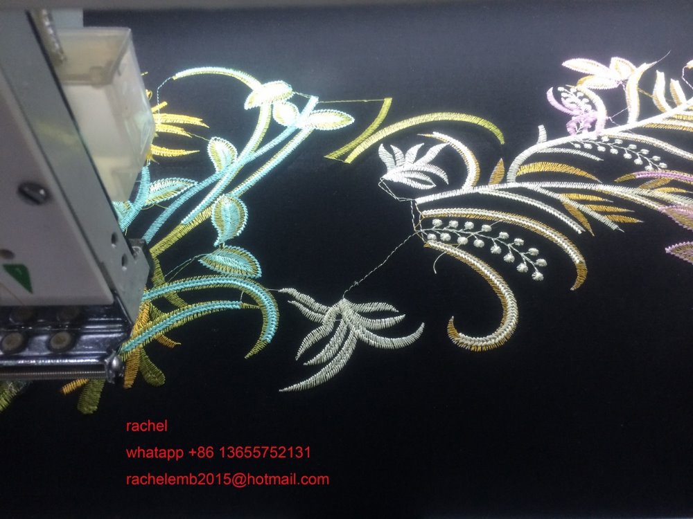 24 heads flat high speed embroidery machine for pakistan