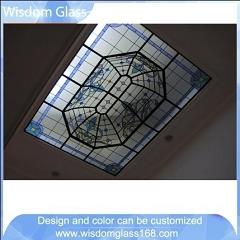stained glass roof ceiling dome-3