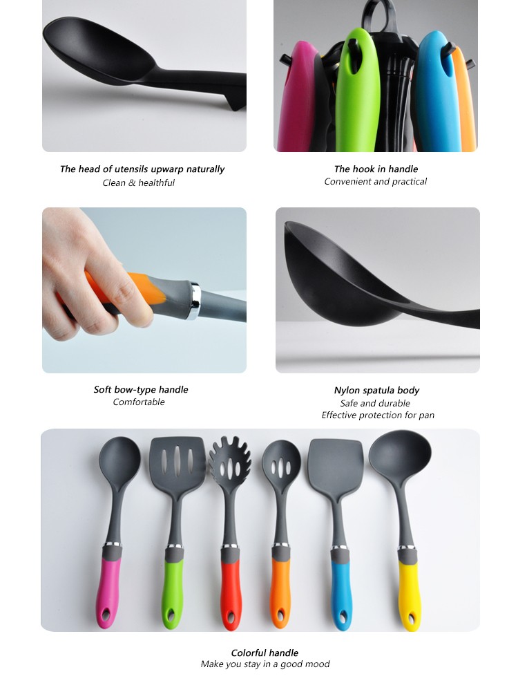 Plastic kitchen helper set tooling easy flex 3-piece silicone spatula set made in China