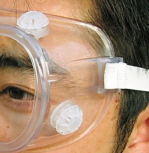 safety goggles with indirect vents