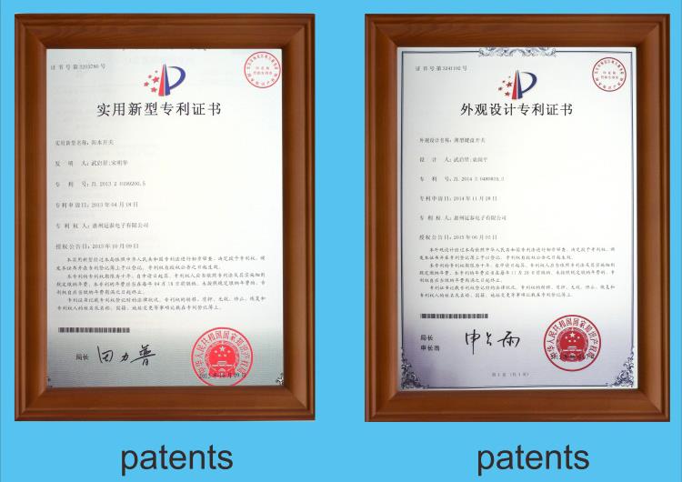 micro switch Greetech Patent