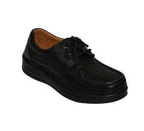 black environmental bussiness hand made breathable casual shoe.jpg