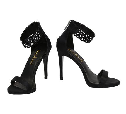 Black luxury sliver beading shining ankle straps utra high evening sandal.jpg