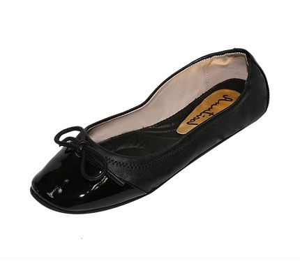 black cute round head comfortable anti skod lace leather loafer.jpg