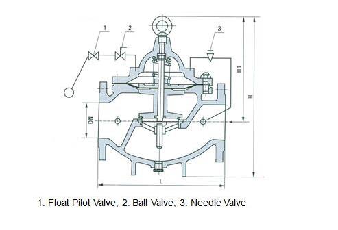 100X float valve drawing