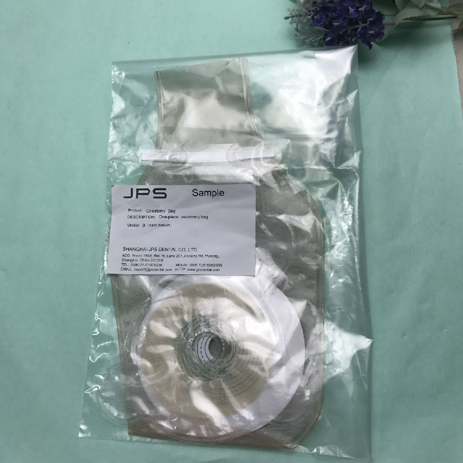 medical personal use home Opaque One Piece colostomy bag .JPG
