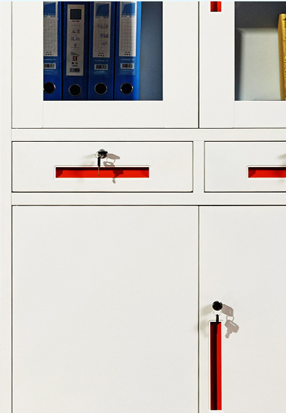 Combinational 4 Door Office Cabinet Cupboards With Shelves And Doors
