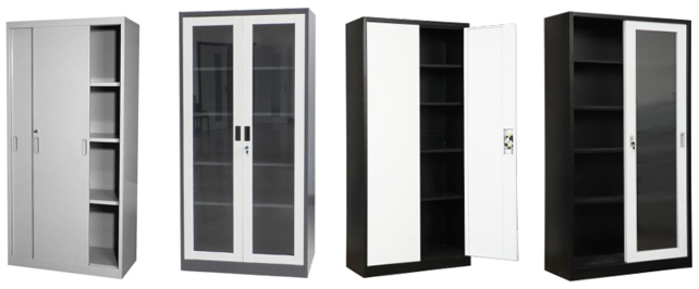 None Door Steel Office File Storage Cabinets Cupboards With Shelves
