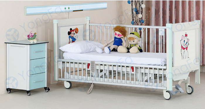 beautiful pediatric child size children hospital baby bed (6).png