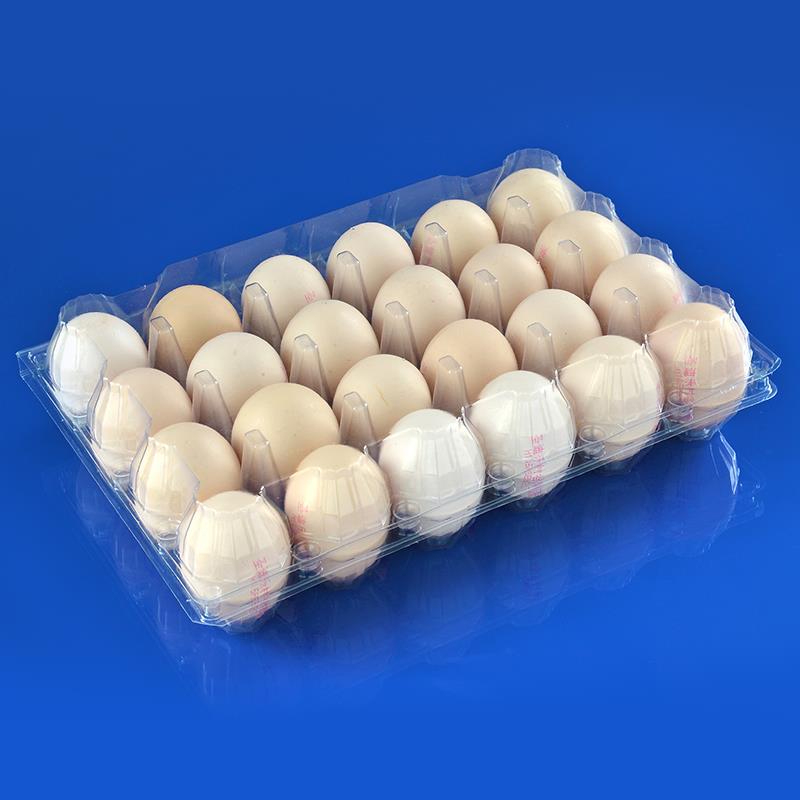 24 Holes Clamshells Plastic Egg Packaging Tray