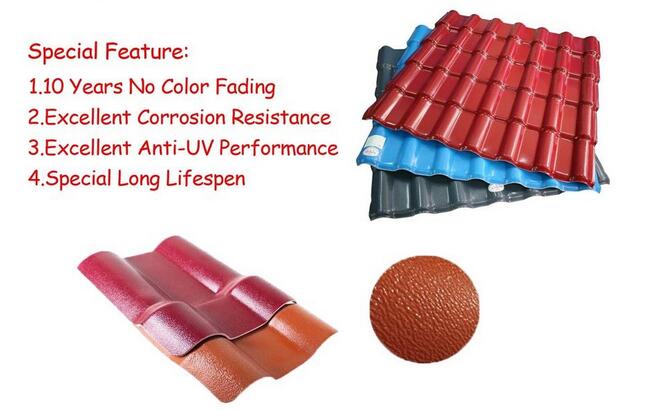 synthetic resin roofing tiles special feature