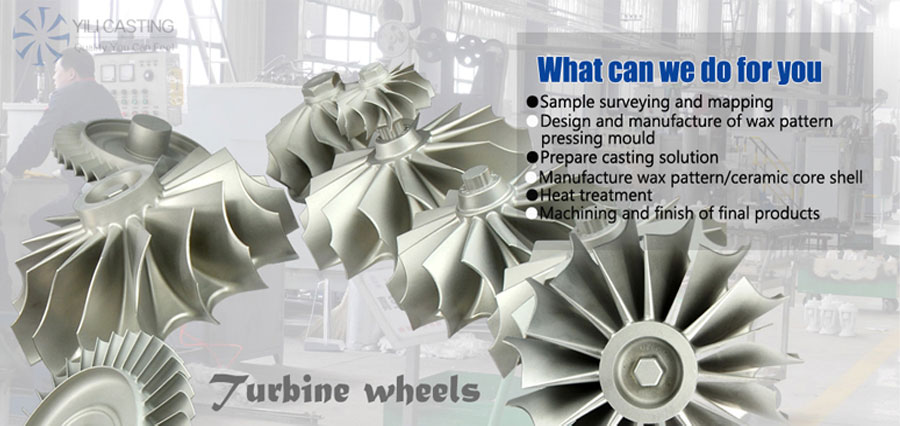 Turbocharger Turbo Turbine Wheel Investment Inconel 713LC Casting Parts
