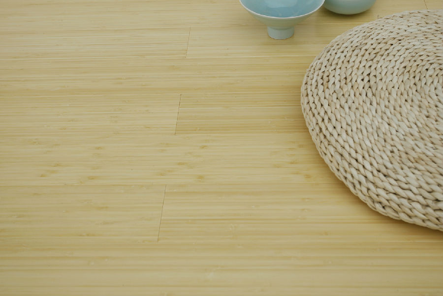 Natural bamboo floor