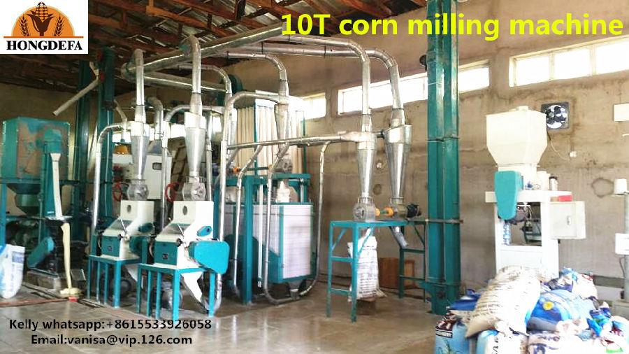 Tanzania 10T corn milling machine