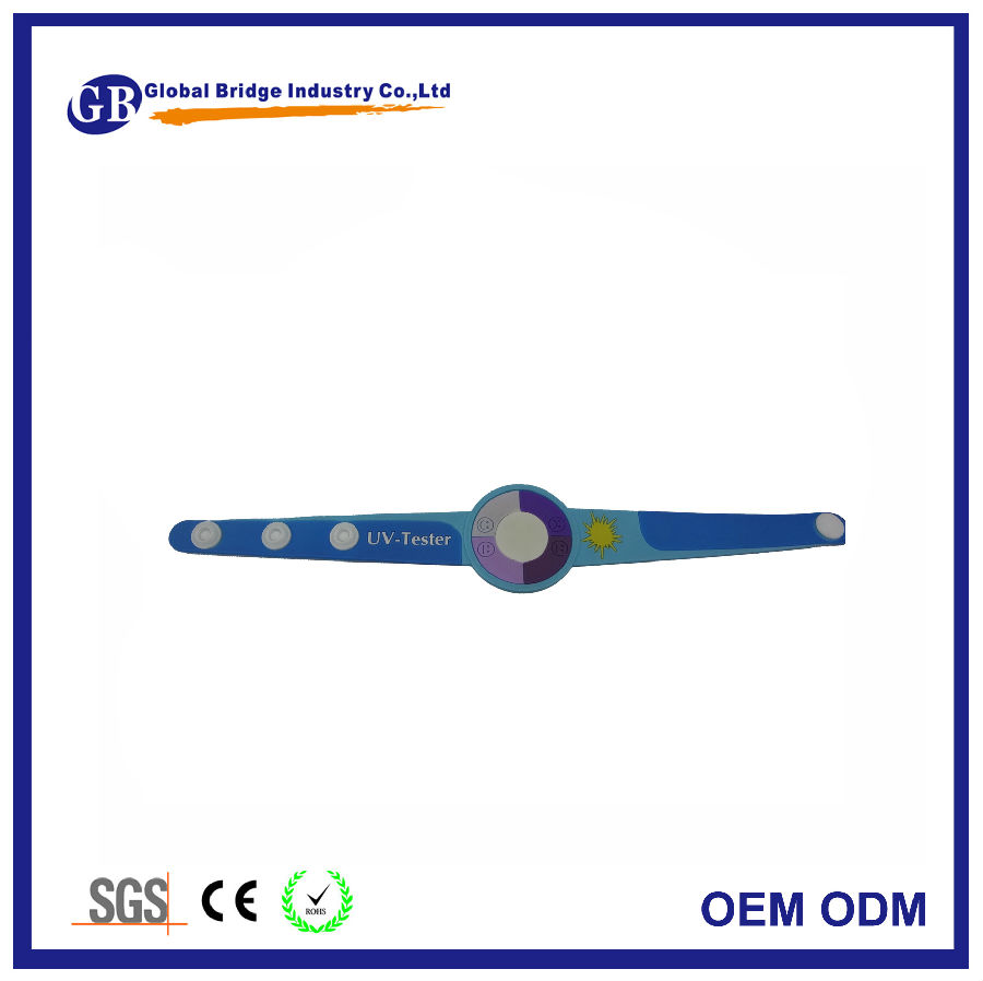 smart sun exposure changing color UV monitor breastfeeding bracelet wristband2.JPG