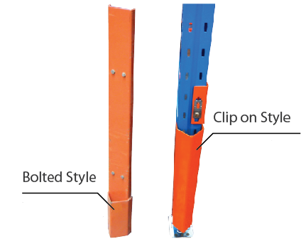 Upright Front Protector for pallet rack