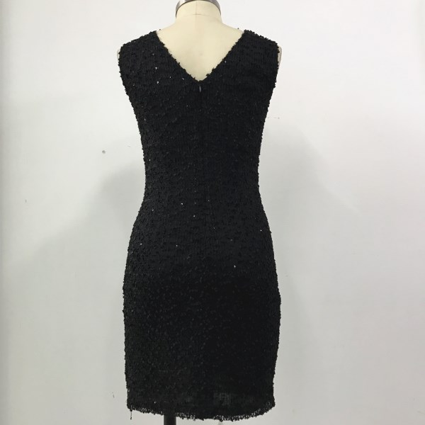 Black Crochet Lace Dress 2