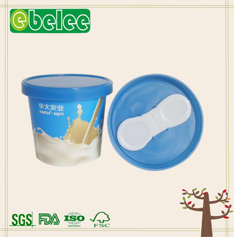 frozen yogurt paper cups with lid