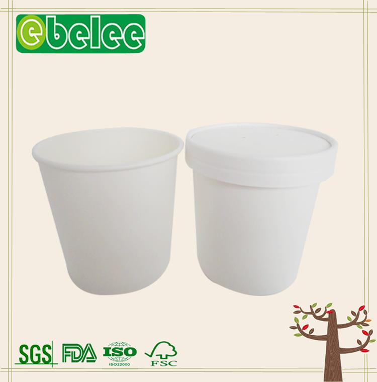 hot sale paper soup containers with lids