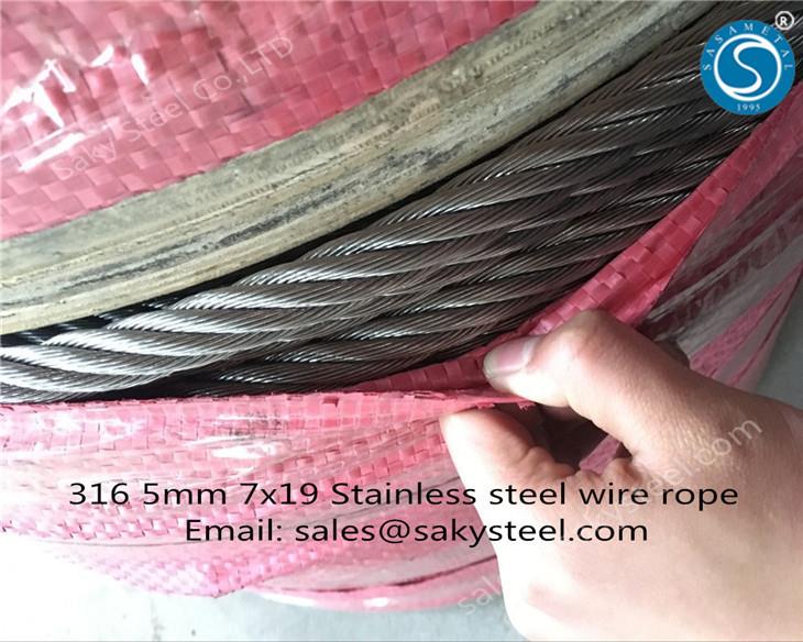 304 stainless steel wire rope price