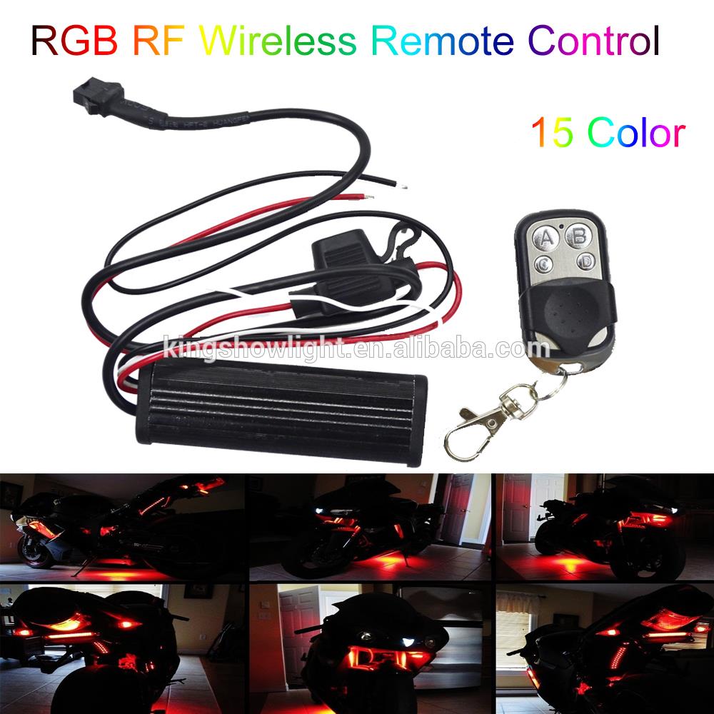 15 Color Change Mode Dimmer Controller And Remote Controller For 12VDC RGB LED Products