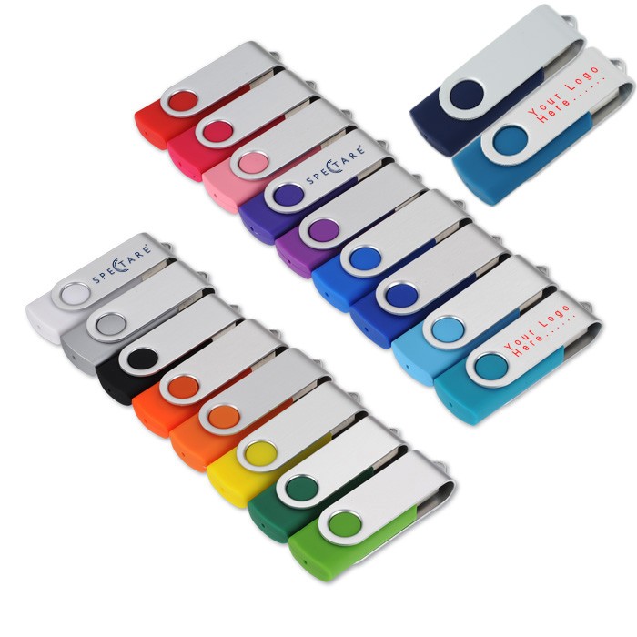 Bulk Price Promotional Gift swivel usb flash drive with logo