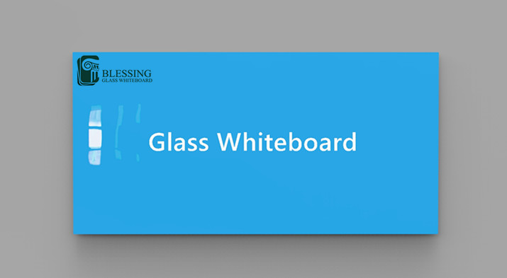 blue glass whiteboard
