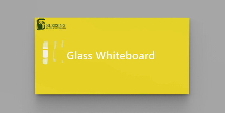 yellow glass whiteboard